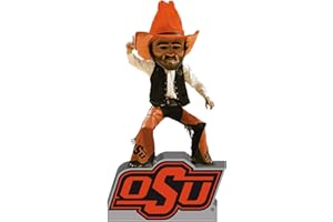 Team Sports America NCAA Oklahoma State University Fun Colorful Mascot Statue 12 Inches Tall