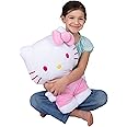 Franco Kids Bedding Super Soft Plush,Polyester Cuddle Pillow Buddy, One Size, Hello Kitty