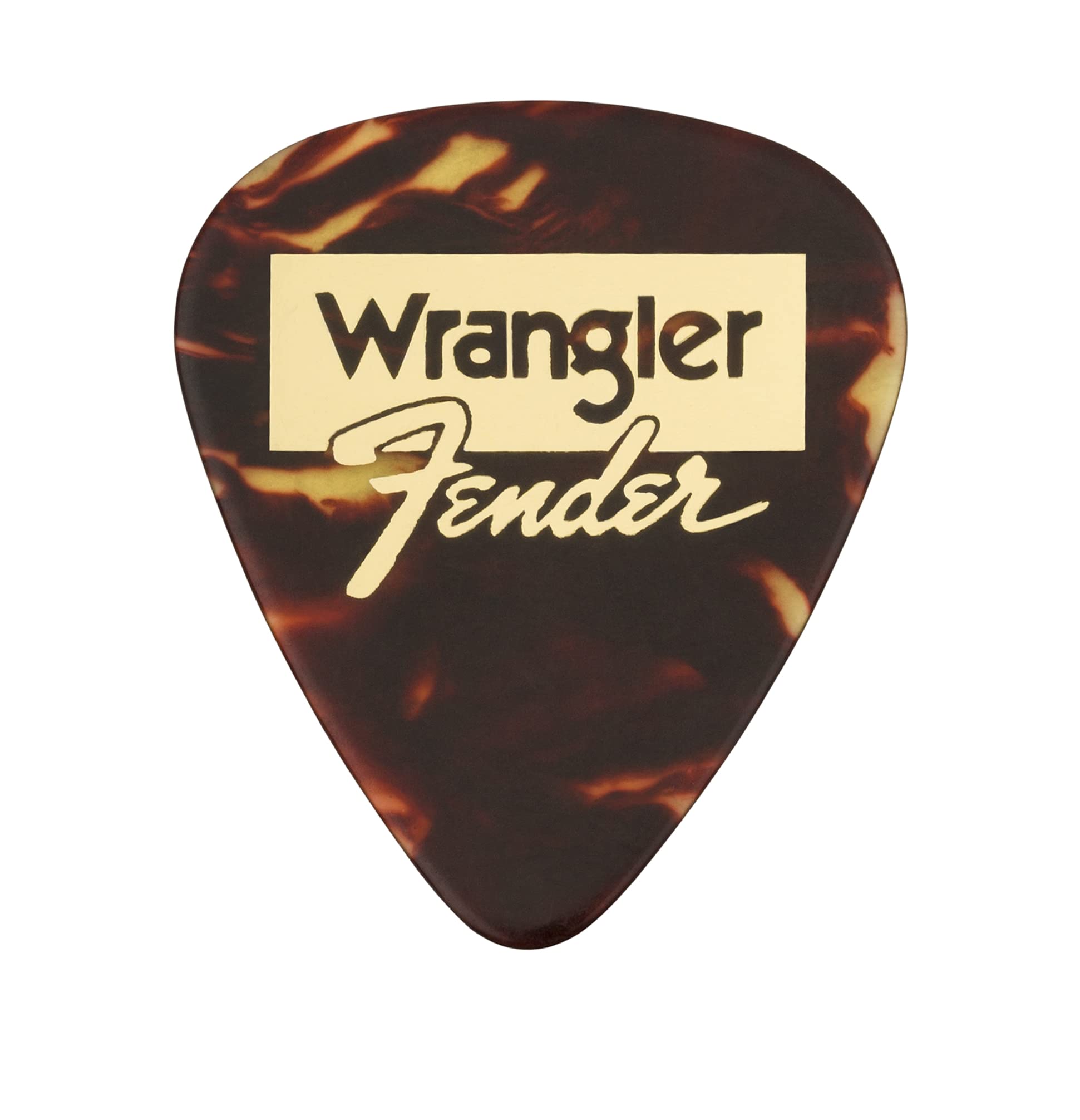 Fender and Wrangler Picks, 351 Shape, Tortoiseshell, (8)