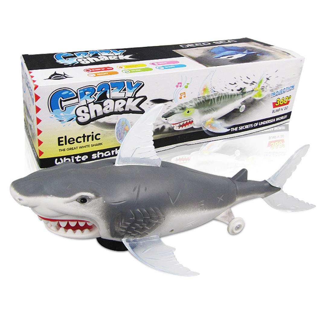 boxoon Electric Shark Toy Realistic Light Creative Projector Electronic