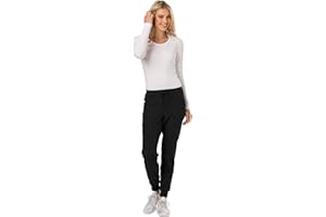 HeartSoul Jogger Scrub Pants for Women, Break On Through Stretch Fabric HS030