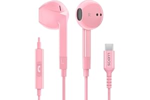 LUDOS FEROX USB C Headphones, 5 Years Warranty, USB-C Earbuds for iPhone 16 15 Pro Max Plus Samsung Galaxy S24 S23 Ultra S22 