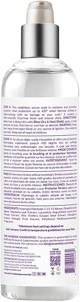 Design Essentials Agave Lavender Thermal Protectant Serum Heat Protection 109ml view 2