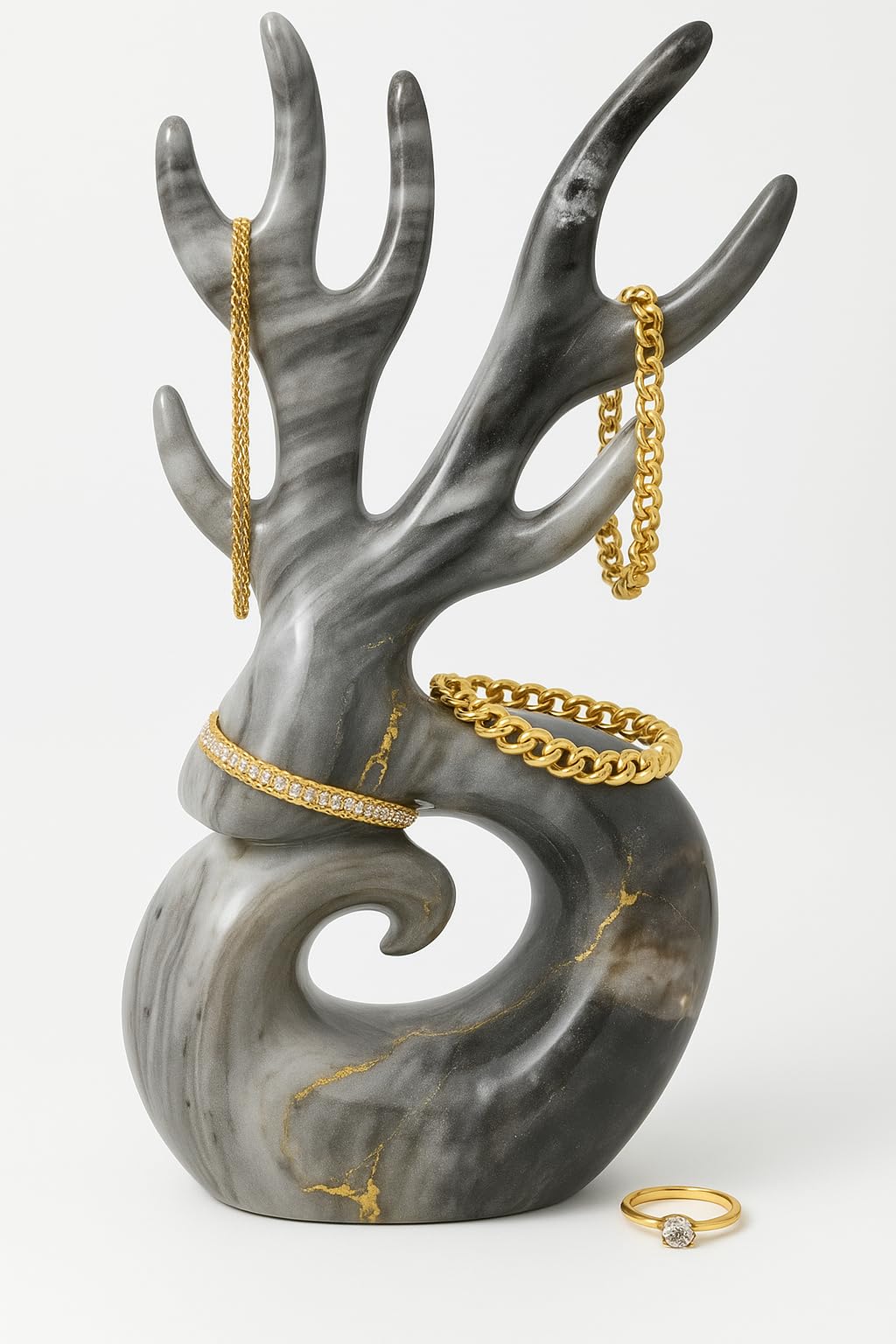 JRose Collections Tree Jewellery Stand Necklace Earring Ring Holder Dressing Table Organizer | Tree Stand | Jewelry Storage Display Stand Decorative Hanger JR-1443