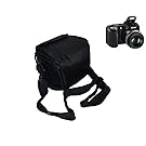Snug fit Case Bag for Nikon Coolpix L340 L330, CANON POWERSHOT SX420 SX430 IS SX510 G9X G7X,EOS M3,Panasonic LX100 LX15, Sony ILCE6000LB,ILCE5000L,Kodak AZ521 AZ361 AZ362 AZ251 Camera - (Black)