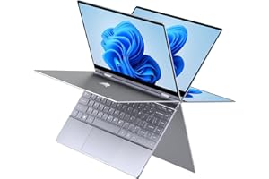 Bmax Laptop 2 in 1 Touchscreen 13.3", 12GB DDR4 RAM 512GB SSD, Intel Celeron N5100 Quad Core Processor(up to 2.8GHz), Backlit