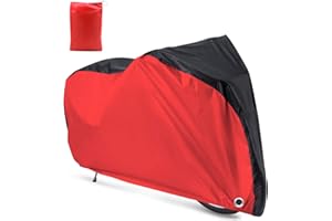 Roctee Bicycle Cover Waterproof Wind Rain Snow Proof Outdoor Mountain Bike Road Travel Bike Cycle Covers with Storage Bag, 78