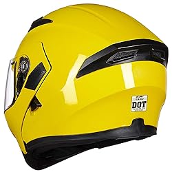 ILM Motorcycle Dual Visor Flip up Modular Full Face