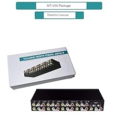 MT-ViKI 8 Way AV RCA Switch, 8 in 1 Out Composite