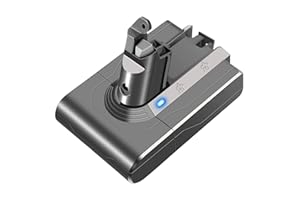 DTK V6 Battery Replacement for Dyson V6 Battery Replacement DC62 DC59 DC58 DC74 SV03 SV04 SV09 V6 Animal Motorhead V6 Slim V6 Absolute V6 Fluffy Vacuum Cleaner 21.6V 4Ah Lithium