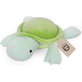 FLORVIV Weighted Turtle Stuffed Animals Weighted Sea Turtle Plush Toy 4.2lb | 22" Cute Tortoise Hugging Dolls Plushies Pillows for Boys and Girls