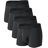 DAVID ARCHY Mens Underwear Boxer Briefs Breathable Soft Moisture-Wicking with Fly Underwear for Men Multipack