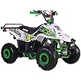 X-PRO Bolt 110 110cc ATV Quad Gas Powered 110cc 4 Wheeler ATVs Off Road ATV 4 Wheelers(Green)