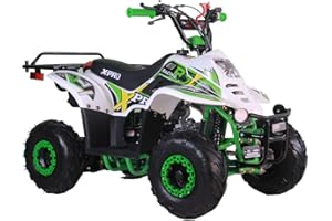 X-PRO Bolt 110cc ATV Quad Youth Gas Powered 110cc 4 Wheeler ATVs Kid Size Off Road ATV 4 Wheelers (Green)