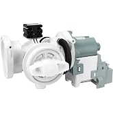 DC97-20621A DC31-00187A DC97-20621C Drain Pump Assembly for Samsung Washer,Replace PX3516-01 DC97-17999N WF45R6300AV/US WF45B6300AP/US WF45M5500AP/A5 WF45R6100AP/US WF45R6300AW/US AP6807020 PS12592830