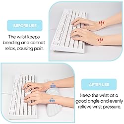 Sushret Angel Wing Cloud Keyboard Wrist Rest, Soft