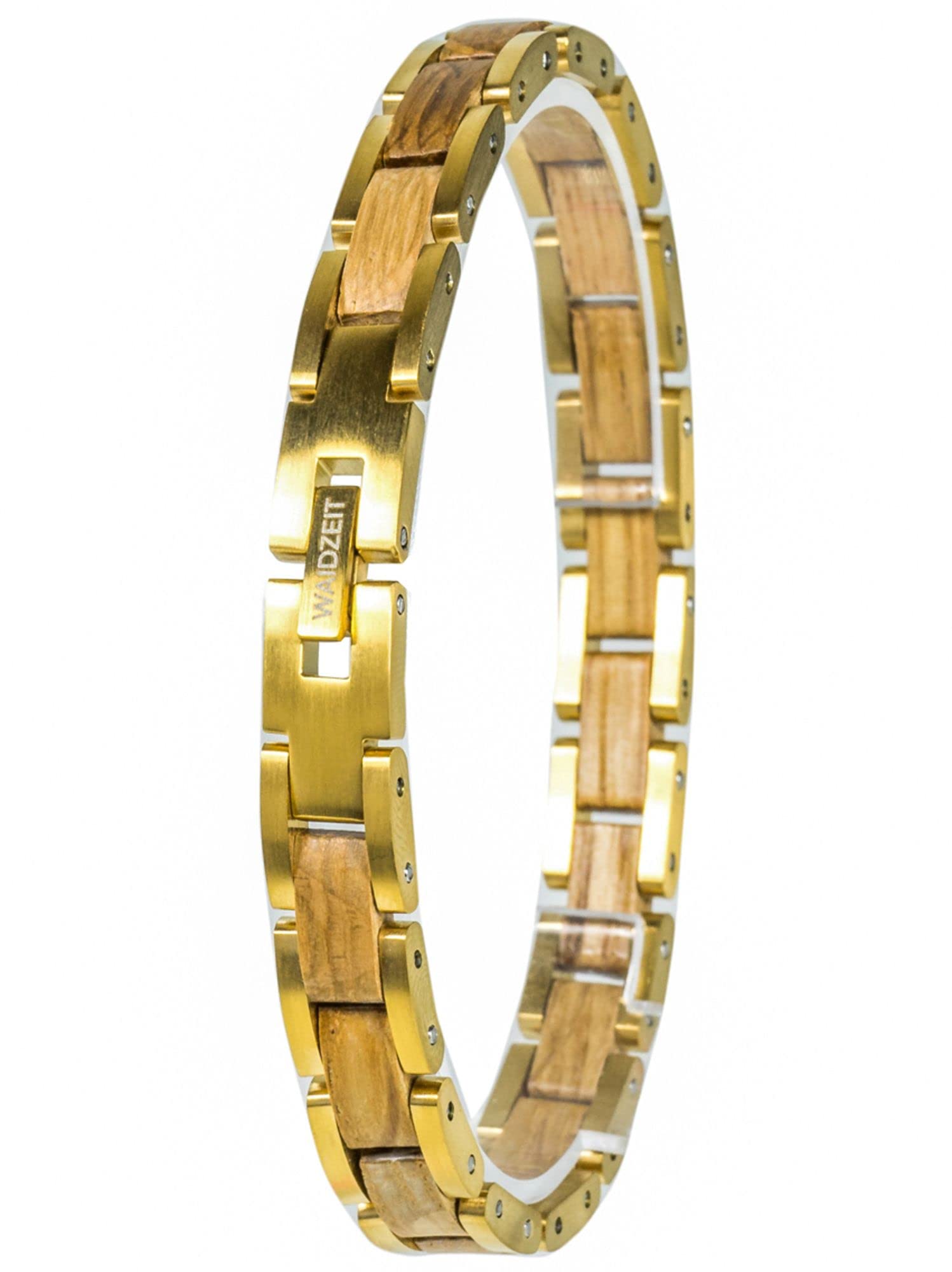 Waidzeit EL_B03 Women's Bracelet Barrique Wood Rose Brown 20 cm