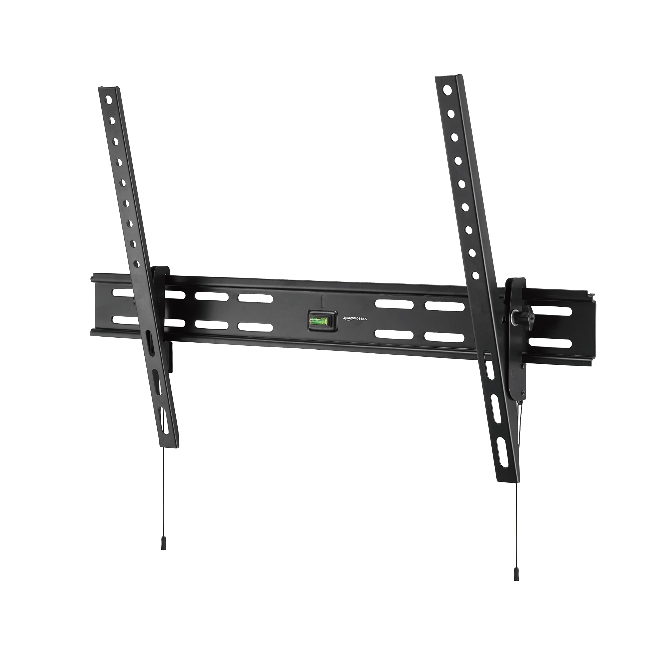 Photo 1 of ***Missing attachment rail****Amazon Basics Heavy-Duty Tilting TV Wall Mount for 37" to 80" TVs up to 120 lbs, Black