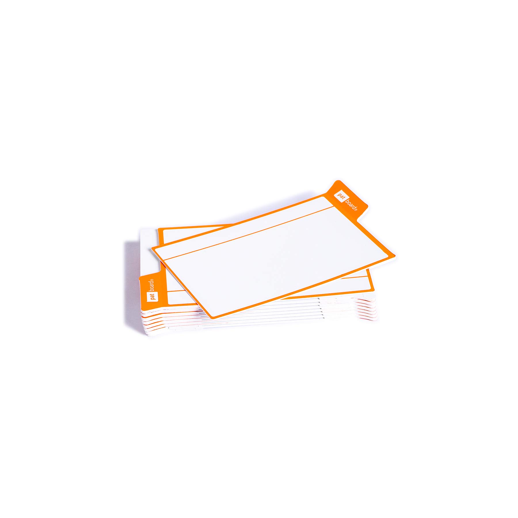 PATboard Scrum Board and Kanban Board - 16 Task Cards Medium - with nanocups® for Glass - Orange