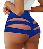 Women's Cut Out Yoga Shorts Scrunch Booty Hot Pants
