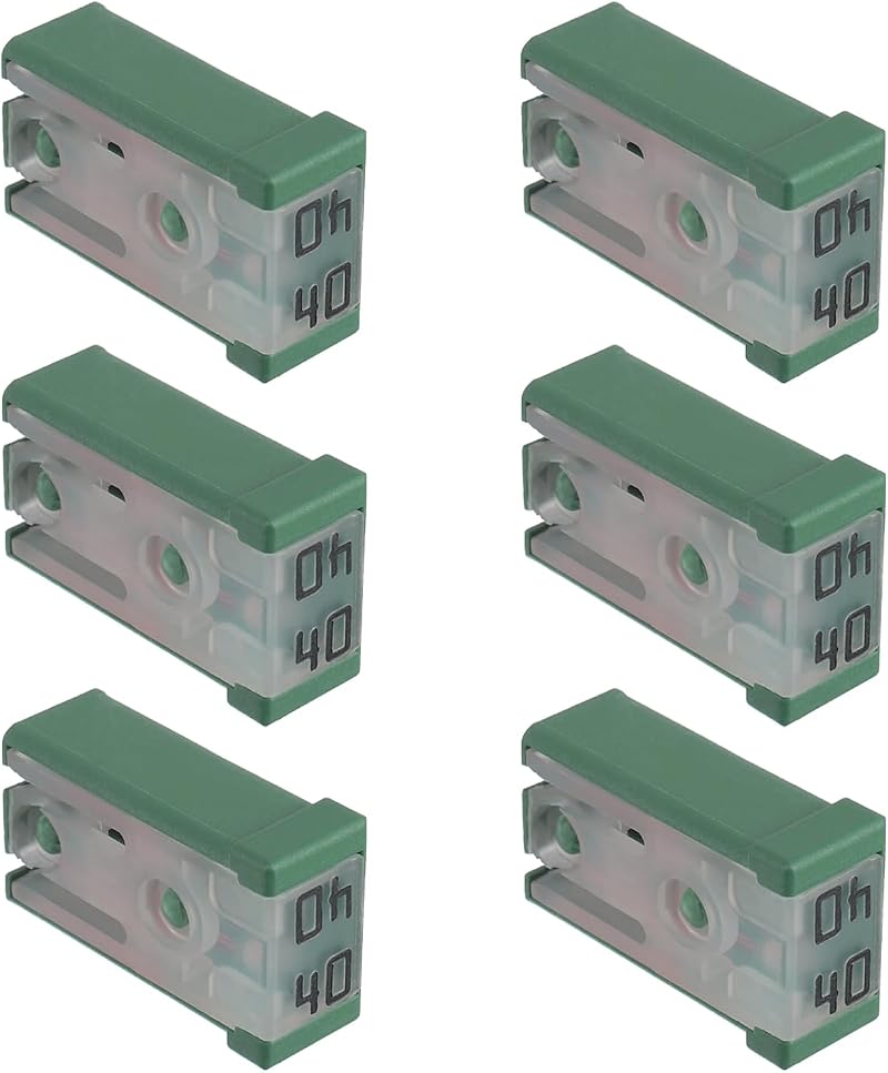 EPLZON 40A 32V MCASE Slotted Cartridge Automotive Car Truck Fuse 6 Pack