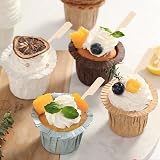 Lanjue 200 Pack Bamboo Skewers 9cm Flat Handles for Barbecue Fruit Burgers view 5