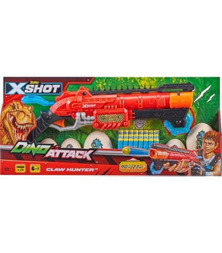 Acheter Dino Attack Blaster Avec 16 Fléchettes Et 4 œufs Diana Zuru 11013938 114149