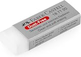Faber-Castell Dust-Free Comfort Edge Eraser White Pack of 4 view 2
