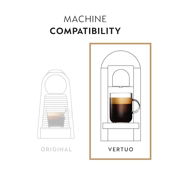 NESPRESSO CAPSULES VERTUO, DOUBLE ESPRESSO DOLCE, 30-COUNT ESPRESSO PODS, BREWS 2.7 OZ.