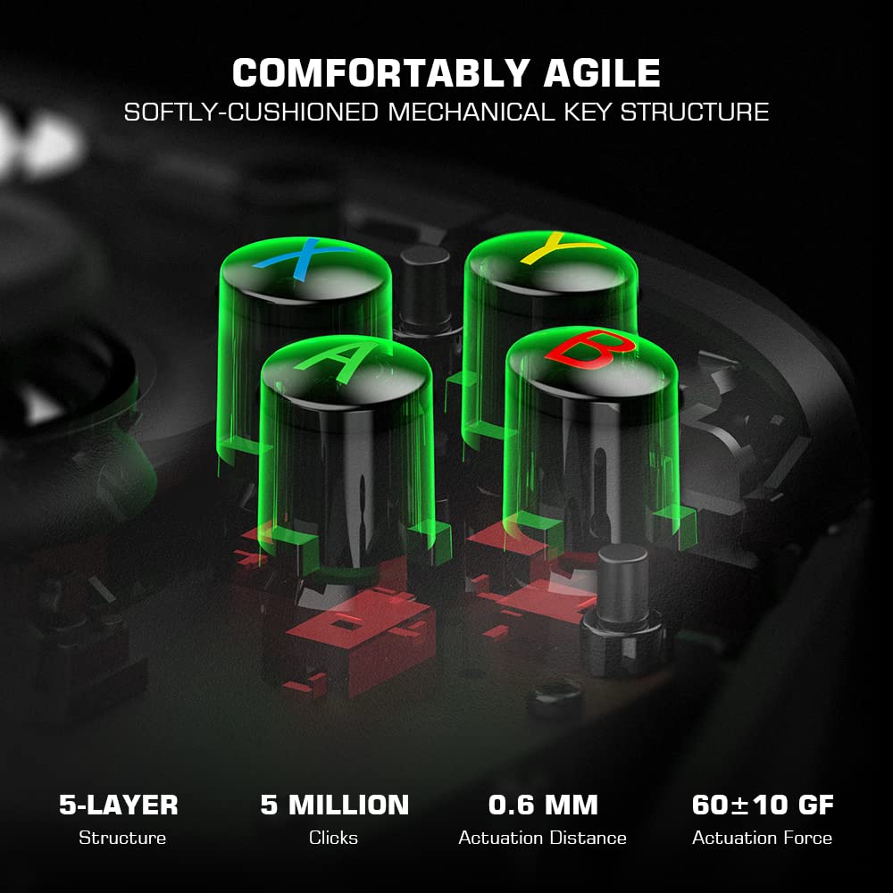 GameSir G7 Wired Gaming Controller for Xbox One, Xbox Series X|S, Windows 10/11, Wired Xbox Controlle with 3.5mm Audio Jack - Remappable Button- 2 Swappable Faceplate Wired PC Controller