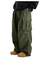 OYOANGLE Men's Drawstring Elastic Waist Flap