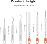 DOOHALO Vinyl Weeding Tools Set - 6 Pcs Tweezers, Weeder & Cutter view 2