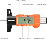 Preciva 2pcs Tyre Tread Depth Gauge 0-25.4mm Digital Large LCD UK view 6