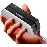 Misiri Reader Writer, X6 USB Magnetic VIP Card Reader Writer Encoder Card Swiper Reader Writer Hico 3 Tracks POS