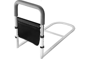 MPINOI Bed Rails for Ederly Adults Safety, Bed Assist Rails for Seniors Fall Prevent Adjustable Height for Grab Bar Fits King Queen Full Twin Bed…