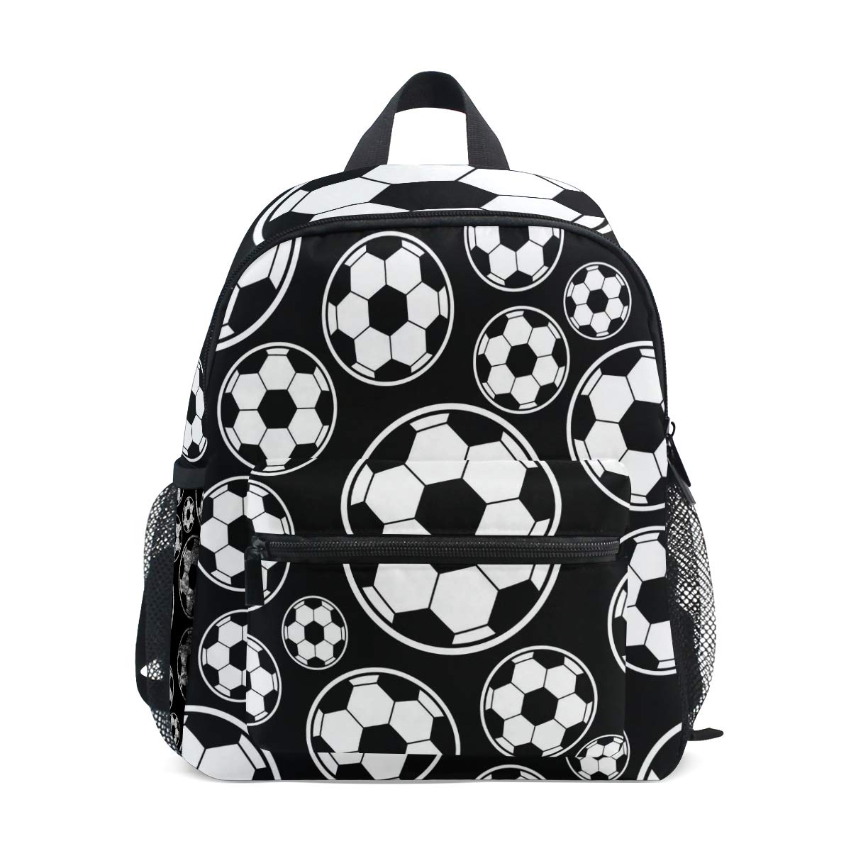 ISAOA Football Soccer Sport Children's Backpack for Boys Girls,Kid's Schoolbag for Kindergarten Preschool Toddler Baby Nursery Travel Bag with Chest Clip