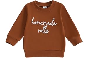 MOZIKQIN Toddler Baby Halloween Outfit Boy Girl Pumpkin Sweatshirt Crewneck Pullover Sweater Long Sleeve Shirt Fall Clothes