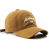 Alabama Embroidery Cap Unisex Baseball Cap Cotton Outdoor Sun Hat