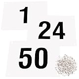 Azarxis Race Competitor Numbers Running Bibs with