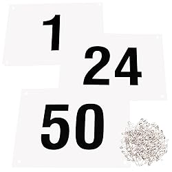 Azarxis Race Competitor Numbers Running Bibs with