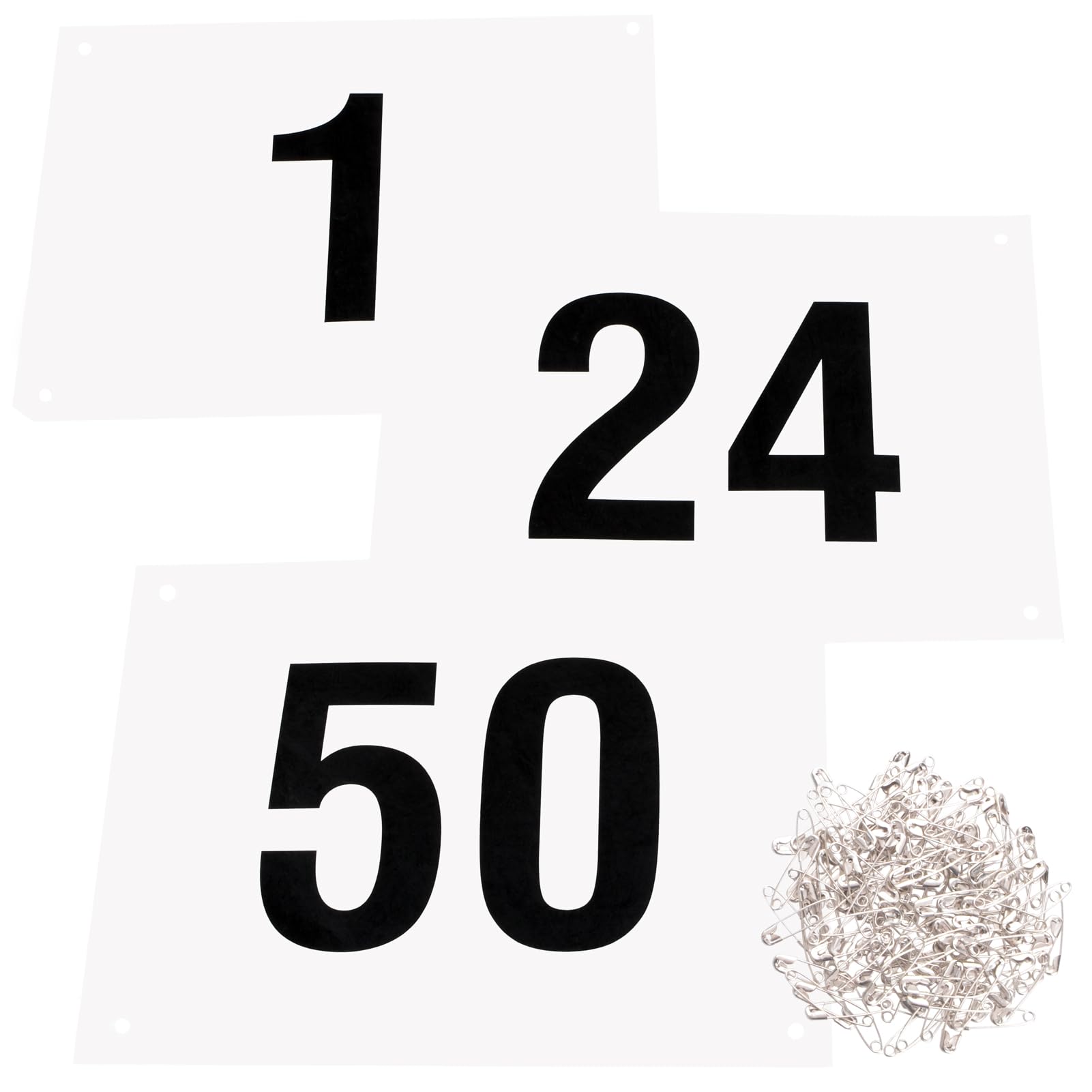 Azarxis Race Competitor Numbers Running Bibs with