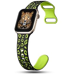 CreateGreat Sport Leopard Engraved Bands Compatible