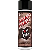 MANIC PANIC Medium Deep Brown Color Depositing Conditioner - Love Color Hair Conditioner Keeps Hair Vibrant, Nourished & Refreshed - Formulated with Shea Butter & Quinoa - Burmese Brown (8oz)
