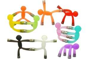 VNVDFLM Mini Magnetic Humanoid Fidget Toys for Kids Gifts for 3-12 Year Old Travel Toys for Children Rubber Magnet Men Cute T