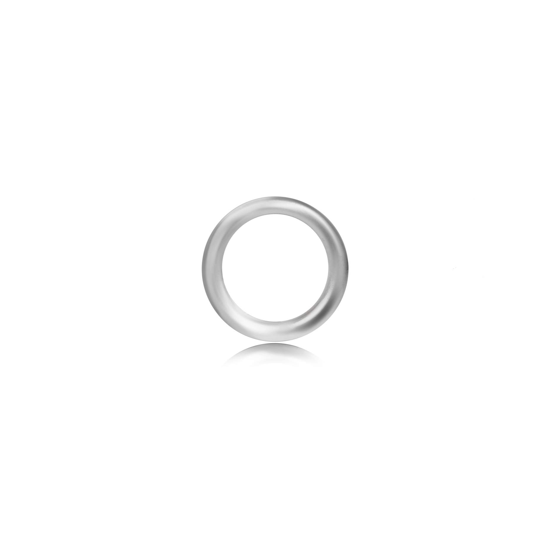 TJS 5 Pcs 925 Sterling Silver Jump Rings, Close Jump Rings Super Strong, 10mm Thickness, 1.5mm Thickness, Close Jump Rings Connectors for Necklaces Bracelet, Jewellery Making, Jewellery Crafts Making