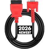 Autel Original OBD2 Main Test Cable for 808 Series Scanners, 5.6FT/ 1.7M | 16 Pin DB15 OBDII Diagnostic Adapter, fit MK808 MK808S MK808Z MX808 MX808S DS708 DS808 MS906 MS908 MP808 MP808S IM508S IM508