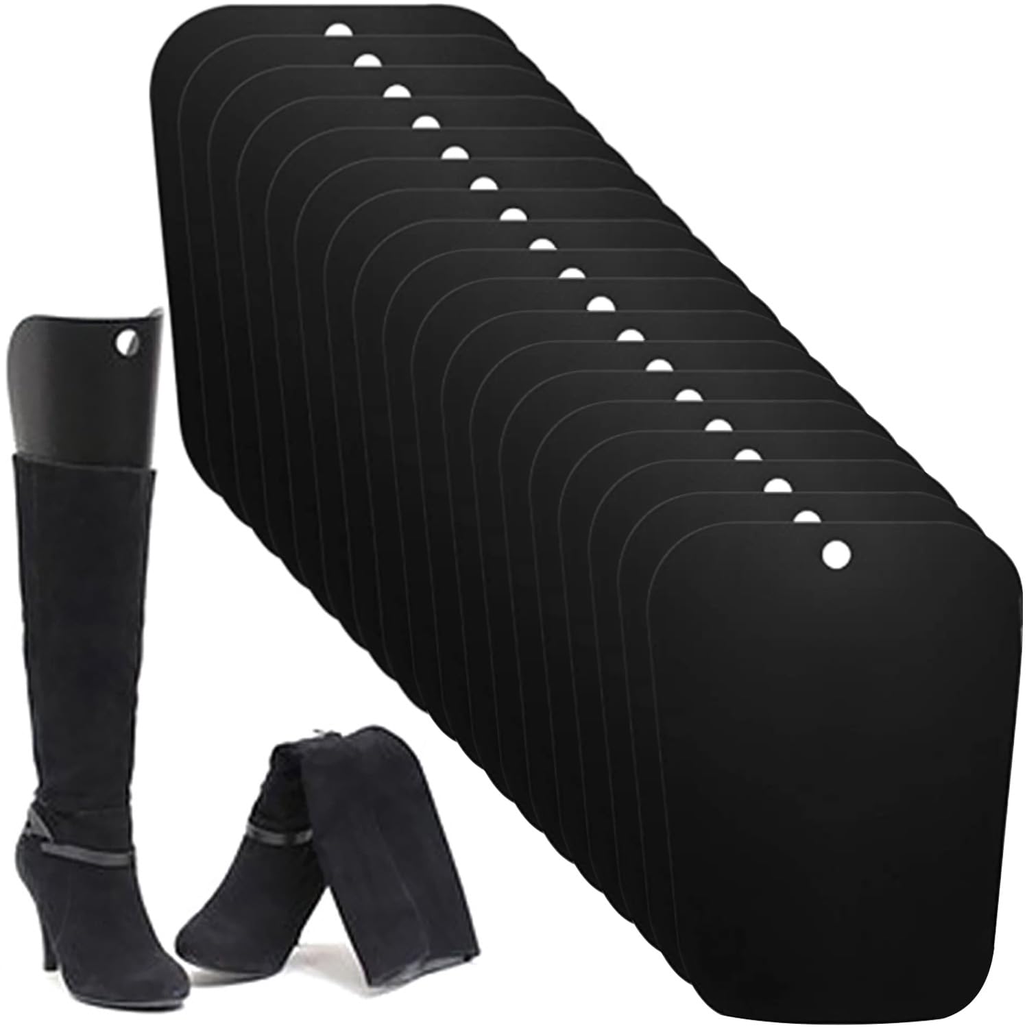 Saijer Boot Stretchers, Pack of 20 Boot Stretchers Shape Inserts Reusable Boot Holders Boot Stand Inserts Boots Upright Prevent Wrinkles for Women Men (8 Inches)