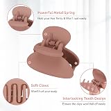 Lolalet Pack of 12 Small Hair Claws Clips Matte Acrylic 4x3.3 cm Style B view 5