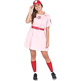 Rockford Peaches Movie AAGPBL Baseball Dress Halloween Costume Cosplay