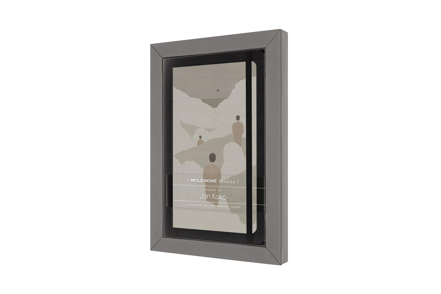 Moleskine - Moleskine Studio Collection Notebook, Lined Paper Notebook, Artist Jon Koko, Hard Cover, Large Size 13 x 21 cm, 240 Pages โ image 1